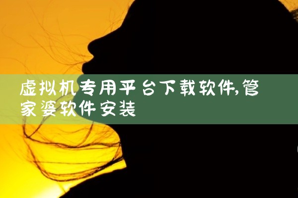 虚拟机专用平台下载软件