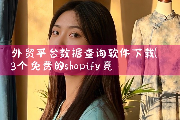 外贸平台数据查询软件下载