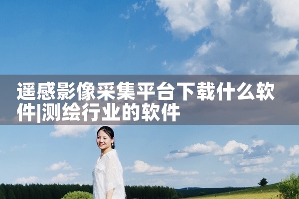 遥感影像采集平台下载什么软件